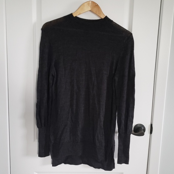 BADGLEY MISCHKA 100% Merino Wool Grey Sweater - Picture 1 of 7